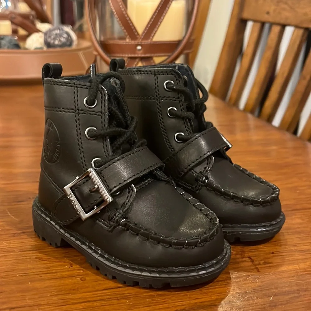 Polo Ralph Lauren Ranger Sportsman Boots Baby Boys Girls Shoes Toddlers Size 4